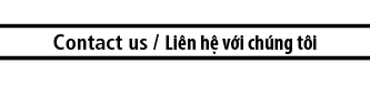 Ima
 ge of the label with the words: Contact Us / Hình ảnh nhãn có dòng chữ: 
 Liên hệ với chúng tôi